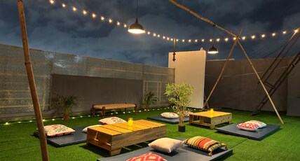 Charter Stays  Terrace 1BHK in Gachibowli Near AIG Hospital Room Type - Charter Stays 1BHK Tropical Candlelight Penthouse Gachibowli (MFB 601)