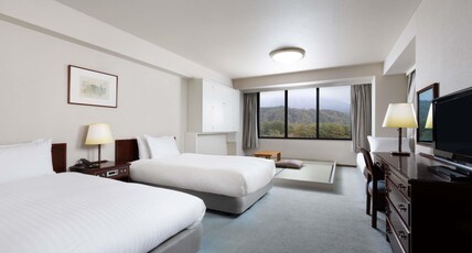 MERCURE TOTTORI DAISEN Room Type - Classic Room, Japanese-Western style, 2 single beds, 1 extra bed, 2 futon beds, Mountain view MERCURE TOTTORI DAISEN Room Type - Classic Room, Japanese-Western style, 2 single beds, 1 extra bed, 2 futon beds, Mountain view