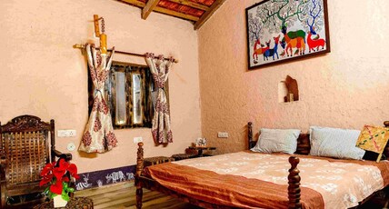 Vihasta Iris Homestay Rural Hut Satna MP Room Type - Double Bed Room