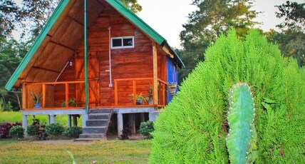 Okegiga Homes. Room Type - Wooden Cottage Air Conditioned