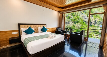 Symphony Woods Resort Tirthan Room Type - Superior Room With Balcony and River view Symphony Woods Resort Tirthan Room Type - Superior Room With Balcony and River view