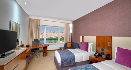 Crowne Plaza Muscat OCEC Room Type - 2 Twin Premium Garden View Lounge Access Crowne Plaza Muscat OCEC Room Type - 2 Twin Premium Garden View Lounge Access