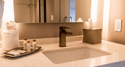Hotel Indigo Harrisburg - Hershey Room Type - 1 King Standard Mobility Accessible Roll In Shower Hotel Indigo Harrisburg - Hershey Room Type - 1 King Standard Mobility Accessible Roll In Shower