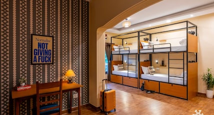 Zostel Gurgaon Room Type - 1 Bunk Bed | Deluxe 8 Bed Mixed Dorm | Shared En-suite Washroom Zostel Gurgaon Room Type - 1 Bunk Bed | Deluxe 8 Bed Mixed Dorm | Shared En-suite Washroom