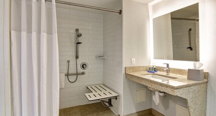 Holiday Inn Express Hotel & Suites Toronto - Markham Room Type - 1 King Bed Stndrd Mobil Access Roll Shwr