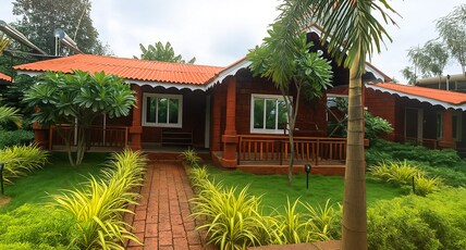 Crimson Bricks & Woods, Resort Style Cottages Karjat Room Type - Sadan (Deluxe Rooms) Quad Room