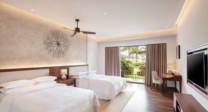 Sheraton Grand Chennai Resort & Spa Room Type - Sea View With Garden, Guest room, 2 Queen Sheraton Grand Chennai Resort & Spa Room Type - Sea View With Garden, Guest room, 2 Queen