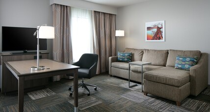 Hampton Inn & Suites by Hilton Minooka Room Type - 2QN STDO MIC FRIDG WTBR NS