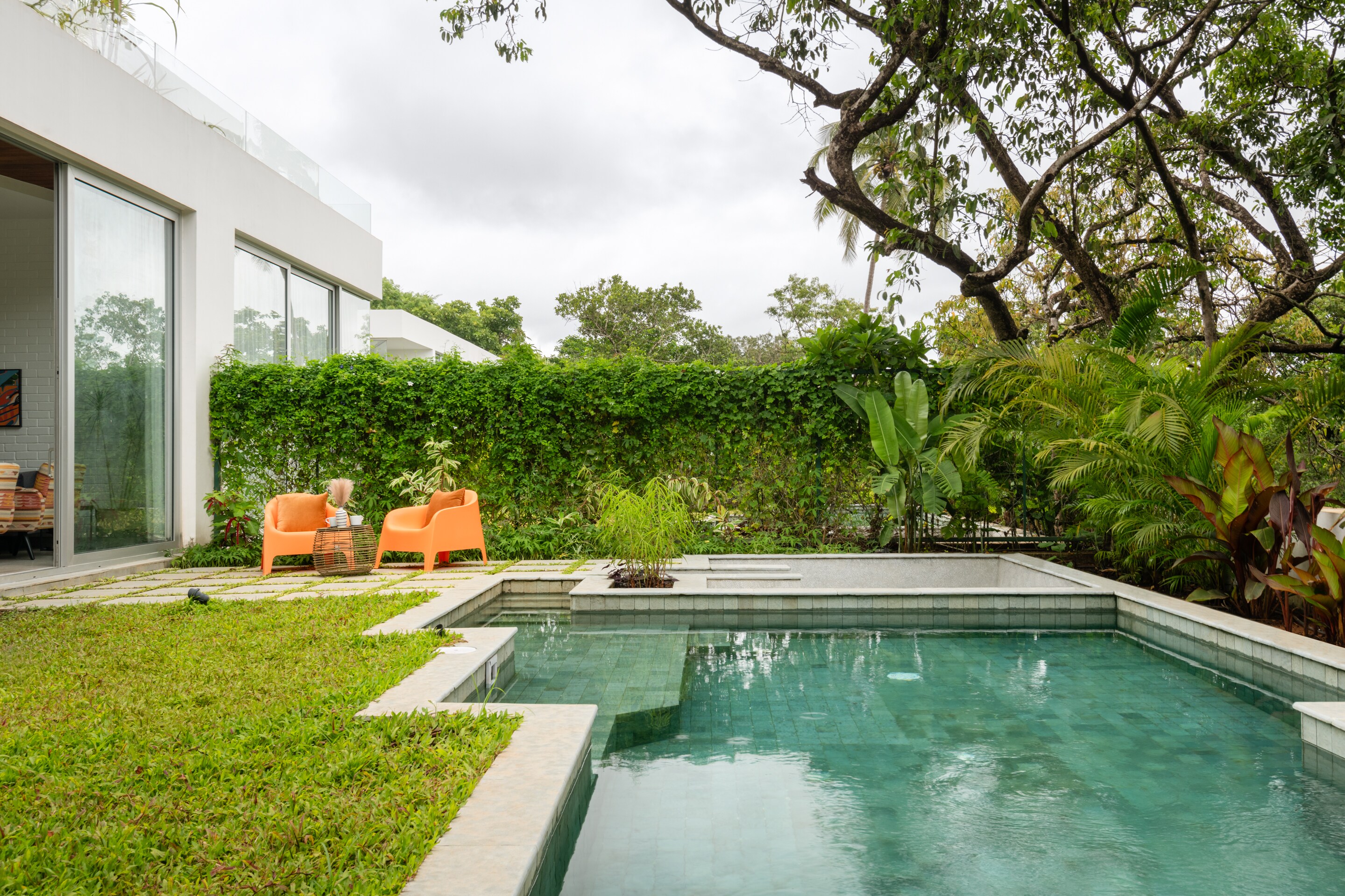 La Meira - 3 BHK Pool Villa at Vagator by The Blue Kite (02) - Tap to explore photos