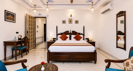 The Amar Mahal Luxury Boutique Hotel Near Fateh Sagar Lake Room Type - Heritage Grand Rooms The Amar Mahal Luxury Boutique Hotel Near Fateh Sagar Lake Room Type - Heritage Grand Rooms