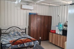 Peaceful solo retreat amid a terrace garden