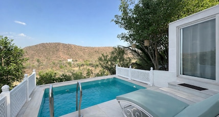 The HighGarden Resort Room Type - Private Infinity Pool Cottage (Aravali Valley View) The HighGarden Resort Room Type - Private Infinity Pool Cottage (Aravali Valley View)