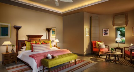 Anand Kashi by the Ganges, Rishikesh - IHCL SeleQtions Room Type - Deluxe Room Ganges View Anand Kashi by the Ganges, Rishikesh - IHCL SeleQtions Room Type - Deluxe Room Ganges View