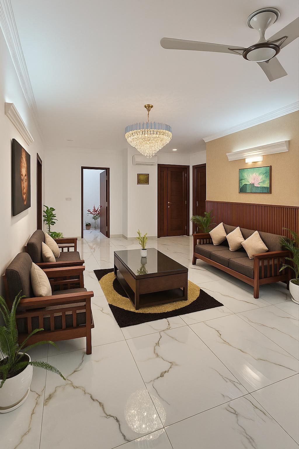 Let'stay 2 BHK Gem in Aerocity - Tap to explore photos