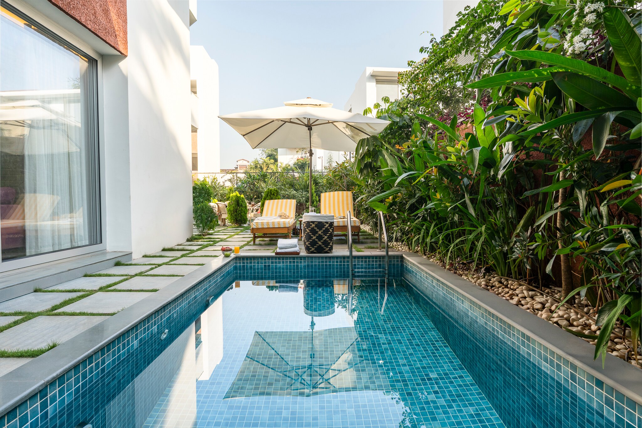El Volar 2BHK Pool Apartment by the Blue Kite - Tap to explore photos