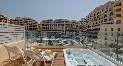 Hilton Malta Room Type - MARINA TERRACE SPA ROOM
