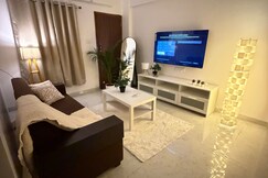 Rooms of 201 Premium 1BHK Beach Inspired Summer Vibes
