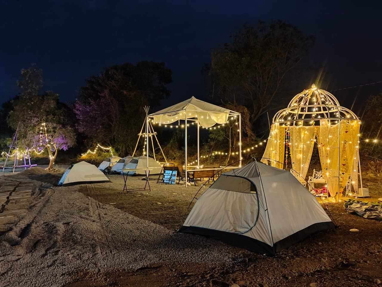 Village Weekend Tents Camping - Tap to explore photos