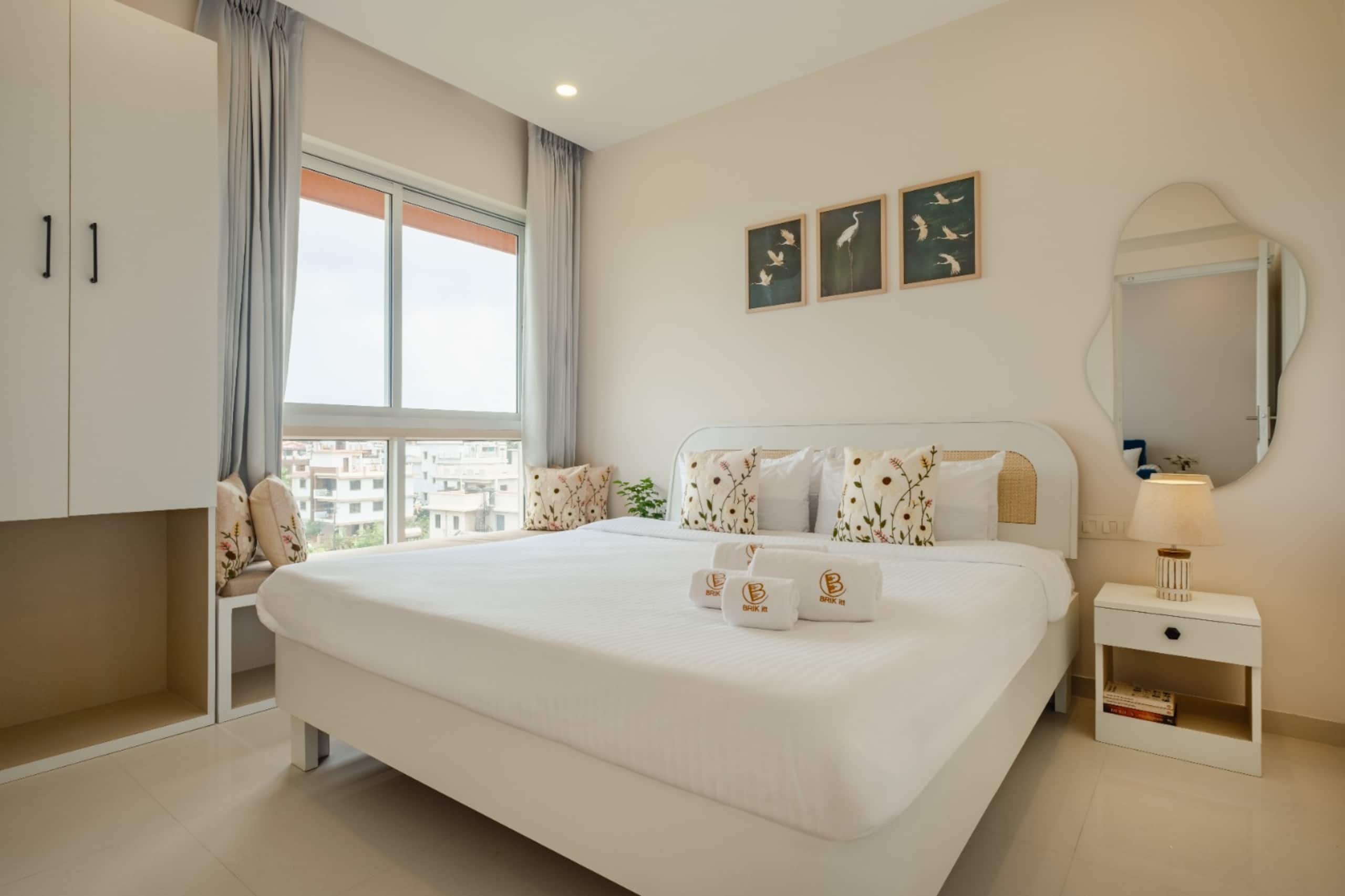 BRIKitt Sunlit 1BHK - Tap to explore photos