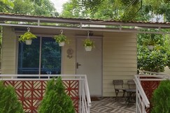 Friends Farm with lush green garden