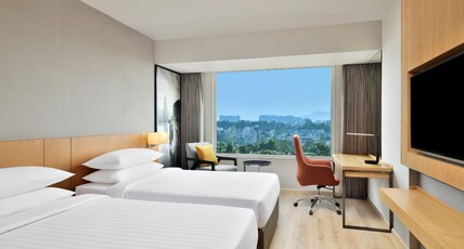 Courtyard by Marriott Nashik Room Type - Guest Room Twin Bed City View with Balcony