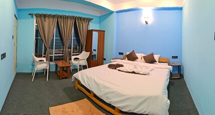 SERENITY NEST LAVA Room Type - 401 Double Bed Room with small Privet Balcony