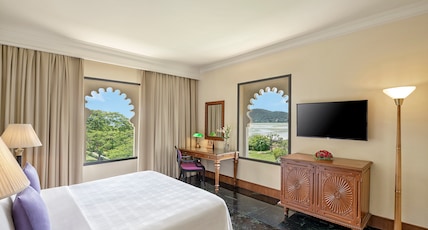 Trident Udaipur Room Type - Suite with Living Room, two ways Airport transfers Trident Udaipur Room Type - Suite with Living Room, two ways Airport transfers