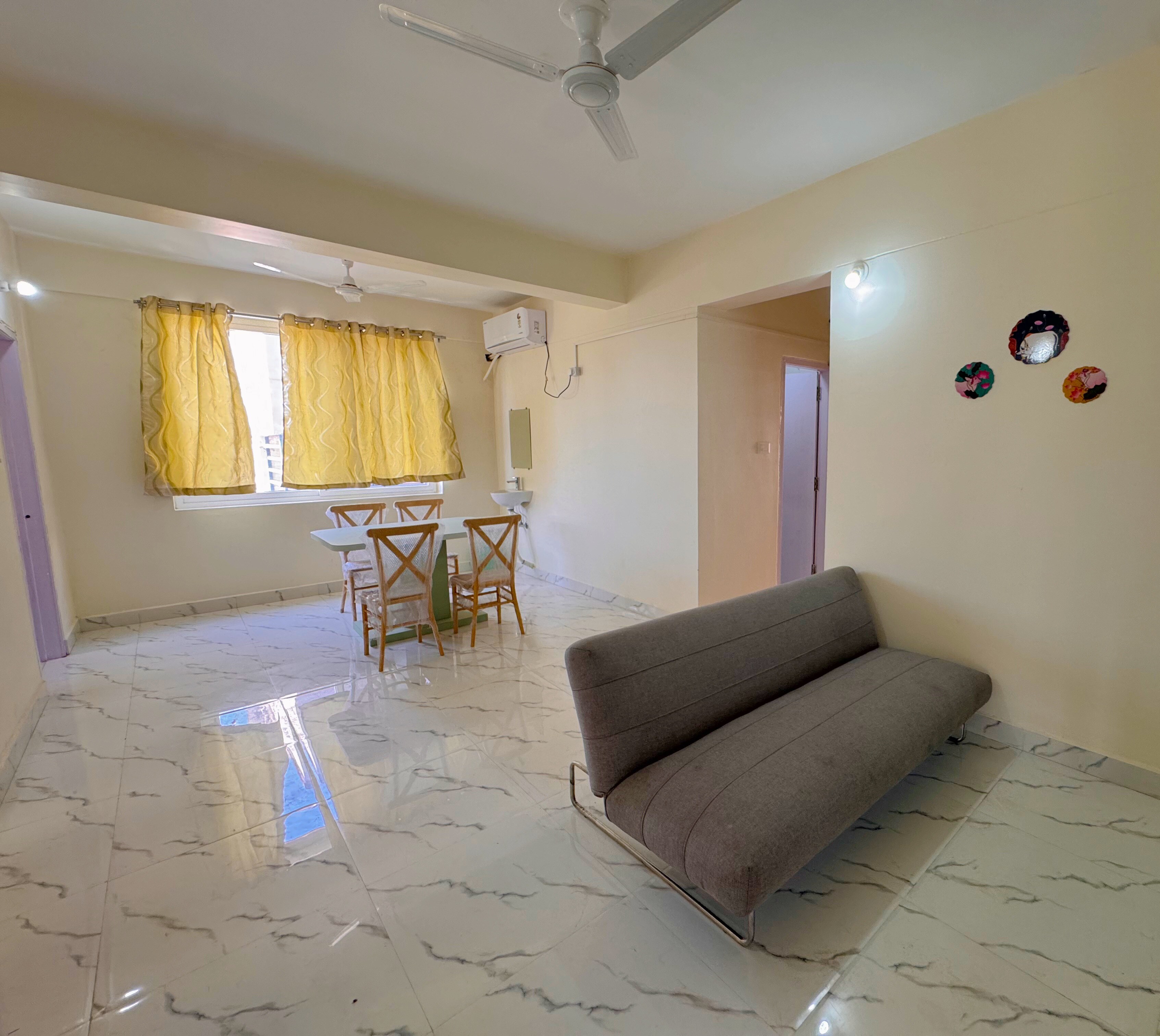 Cozy 2BHK Stay in Bariatu | AC, WiFi & Comfort 301 - Tap to explore photos