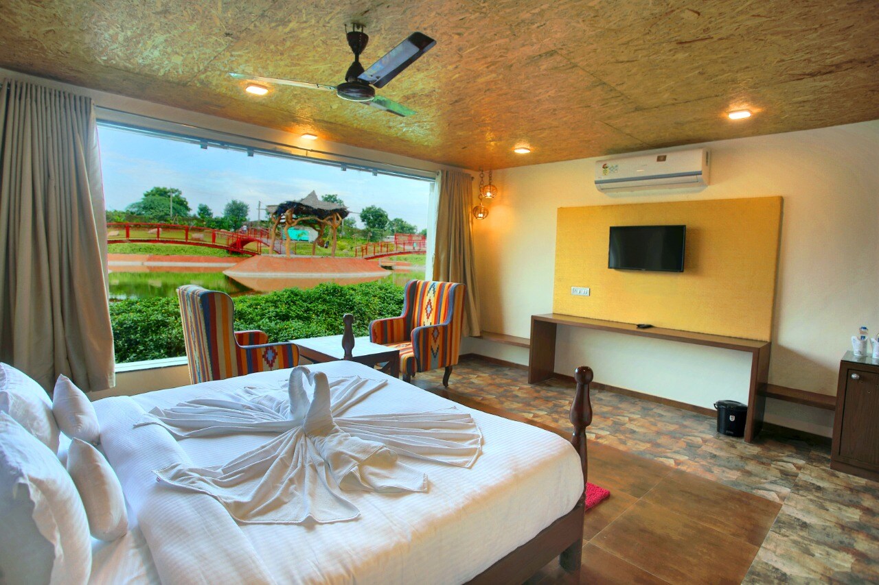 Statue of Unity Eco Camp - Tap to explore photos
