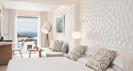 Myconian Kyma Design Hotel Room Type - Aegean Double Deluxe Room with Sea View & Outdoor Jacuzzi Myconian Kyma Design Hotel Room Type - Aegean Double Deluxe Room with Sea View & Outdoor Jacuzzi
