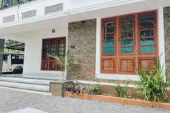 Half moon pool villa