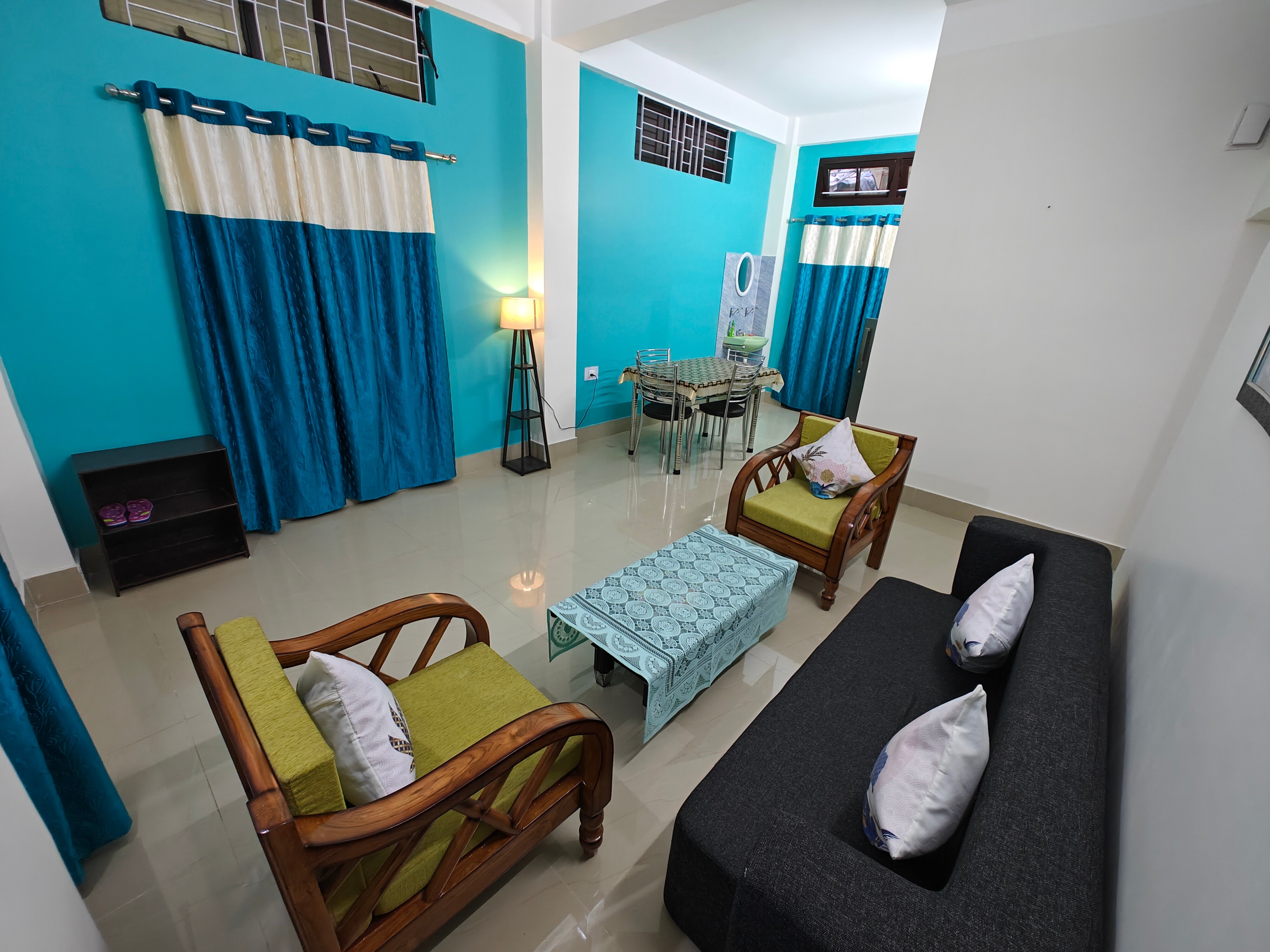 Harmony Homestay B 1BHK w AC Wi fi - Tap to explore photos