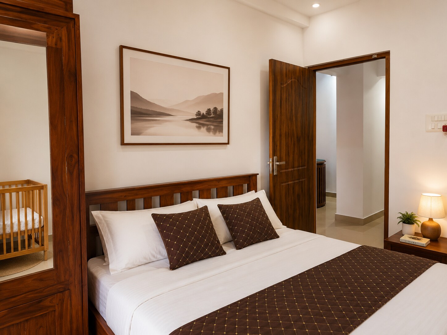 Posh 1 BHK Apartment with Temple View in Guruvayur - Tap to explore photos