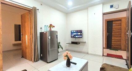 Aman Luxuriya Apartments Room Type - Orraica Stays 301 : Entire 1BHK Penthouse | Third Floor | Private Attached Terrace with a View