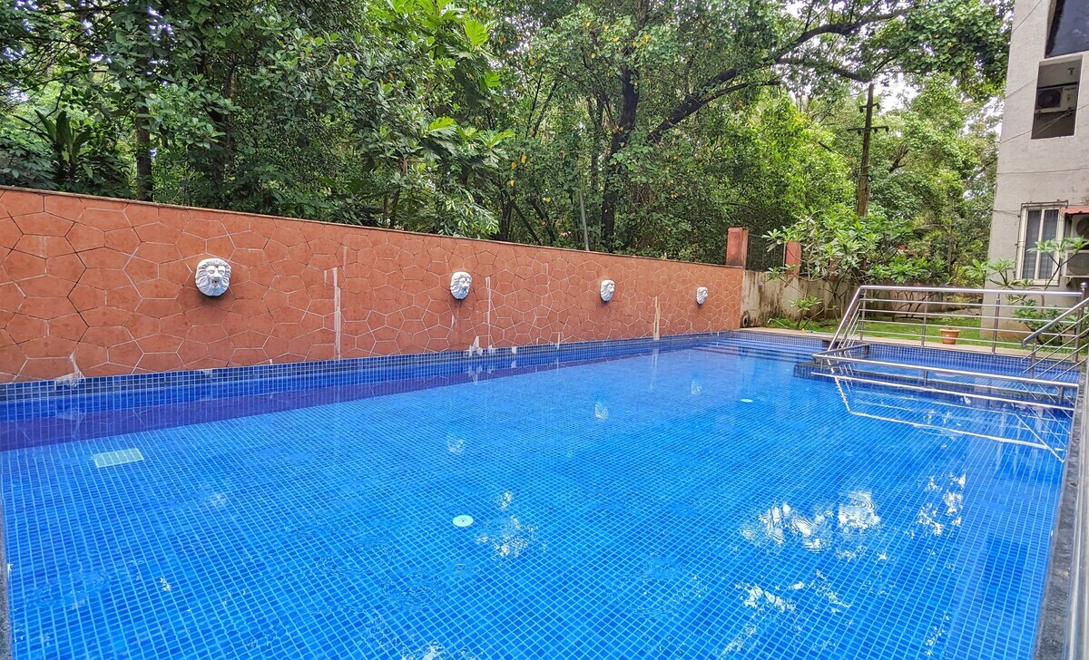 AriZen Studio with Pool Nr Thalassa Vagator - Tap to explore photos