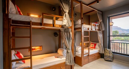 Moustache Hostel Lonavala Room Type - 6 Bed Dorm without Balcony