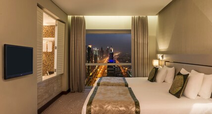 The Tower Plaza Hotel Dubai Room Type - Sky Superior twin Bed