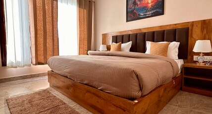 Namaste Hostel, Rishikesh Room Type - Deluxe Double Room With Mountain View Namaste Hostel, Rishikesh Room Type - Deluxe Double Room With Mountain View