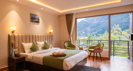 Moustache Manali. Room Type - Superior Private Room