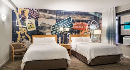 Hotel Versey Chicago Lincoln Park Room Type - 2 DOUBLE BEDS
