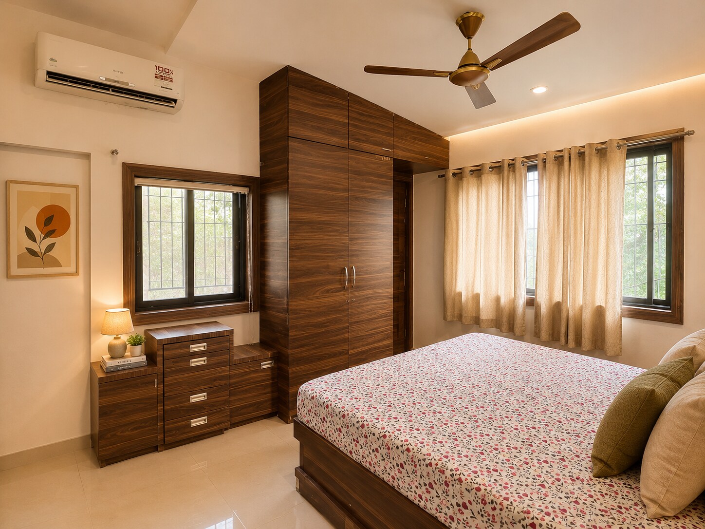 Spacious 4BHK Getaway with Round Pool - Tap to explore photos
