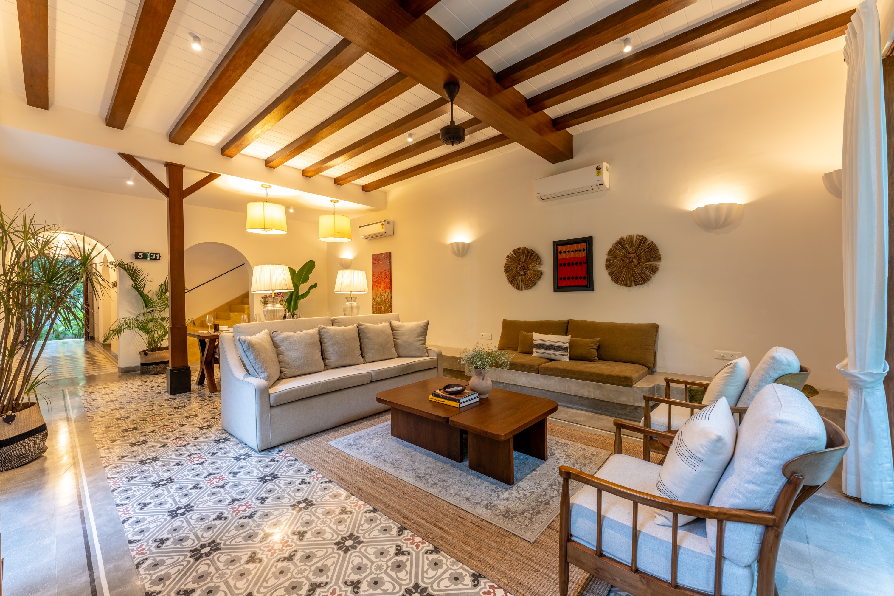 La Branca by The Blue Kite - 4BHK Private Pool, Garden & Caretaker 15 min to Morjim Beach (02) - Tap to explore photos