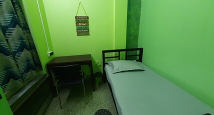 Bubble Beds kolkata Room Type - Room 3D:  Single Occupancy Private Room non-AC - shared washroom