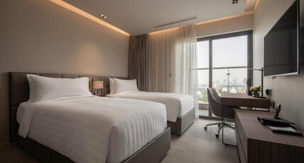 Oakwood residence Hanoi Room Type - Studio Deluxe Twin