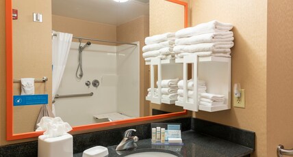 Hampton Inn & Suites by Hilton Marshalltown Room Type - 1 KING ACC ROLLIN SHWR