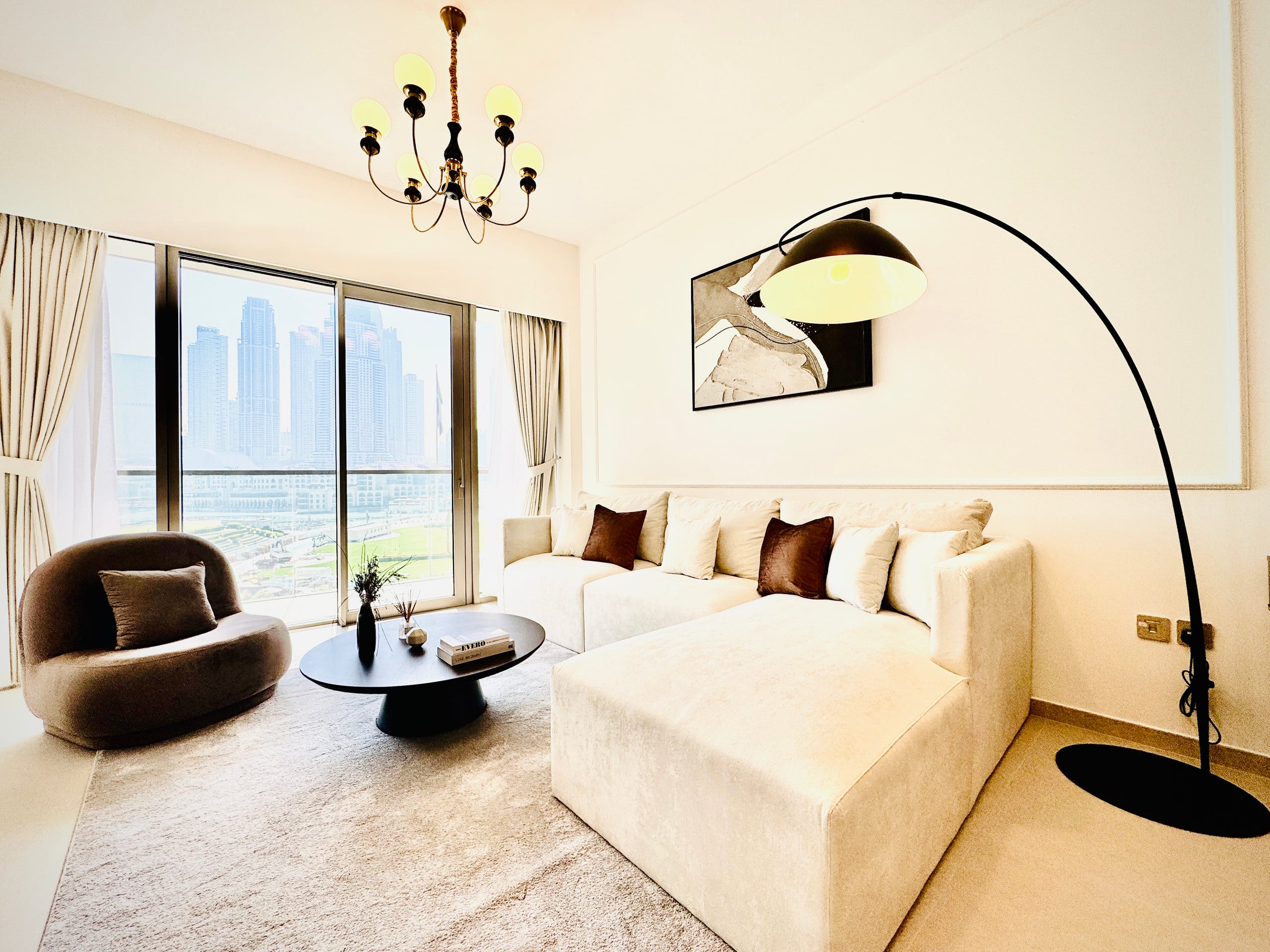 Elegant 2BR Burj Fountain View Downtown - Tap to explore photos