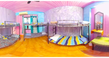 Santa Maria Hostel Kovalam Room Type - Single bed in 6 Bedded Non AC Female Dorm