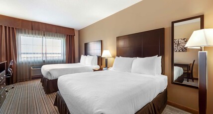 Best Western Plus Peace River Hotel & Suites Room Type - Suite-2 Queen Beds, Non-Smoking, Pillowtop Bed, Microwave And Refrigerator, 37 Inch Lcd Television, 