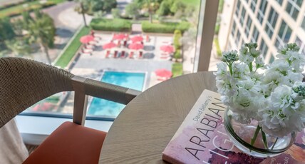 YAS PLAZA CIRCUIT by IHG - Theme Park Access Room Type - 1 Queen Family Suite Pool View Theme Park Access YAS PLAZA CIRCUIT by IHG - Theme Park Access Room Type - 1 Queen Family Suite Pool View Theme Park Access
