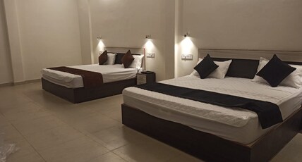 Kyarki Resort Room Type - Family Deluxe Room with Mountain View ( 2 double bed) Kyarki Resort Room Type - Family Deluxe Room with Mountain View ( 2 double bed)